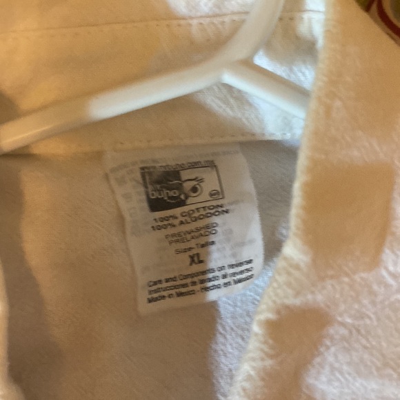 Mens xl guayabera cotton shirt - Picture 3 of 3